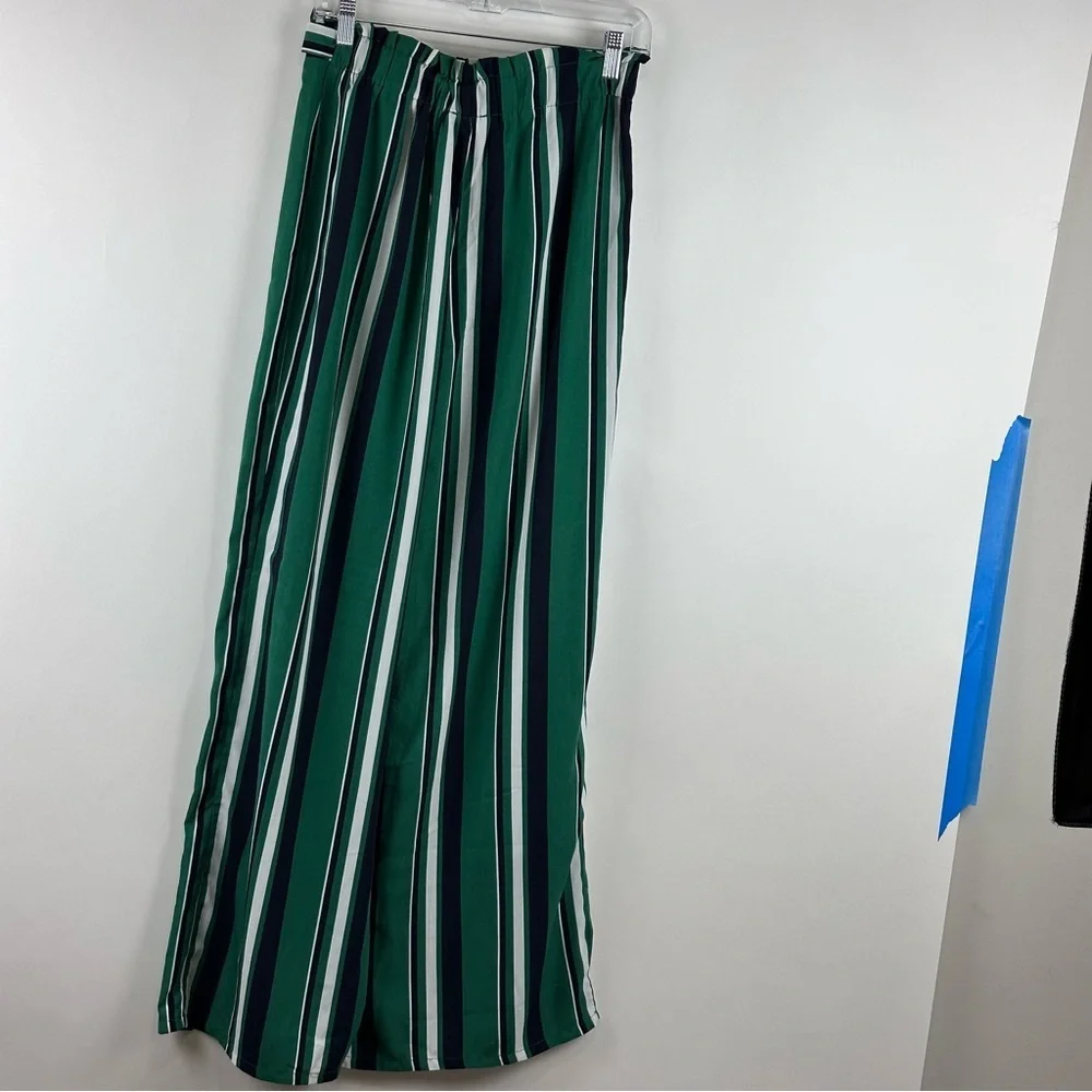 Forever 21 Women's Striped Belted Palazzo Pants - Picture 5 of 7